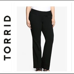 TORRID TROUSER PANT - BLACK MILLENNIAL